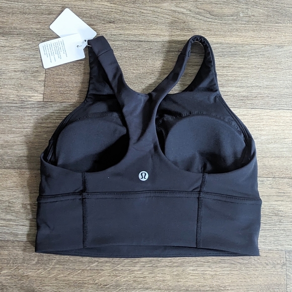 NWT Lululemon Wunder Train Long-Line Black Bra - Picture 5 of 7